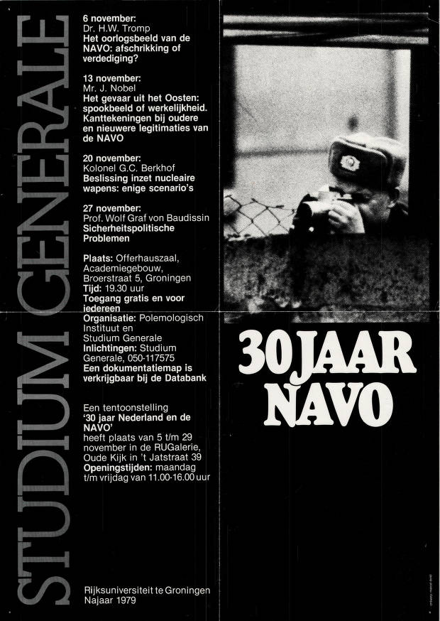 Affiches Studium Generale, '30 Jaar NAVO', 1979Posters Studium Generale, '30 Years of NATO', 1979