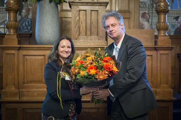 Raquel Ortega Argiles and Elmer Sterken. Photo: Kees van der Veen
