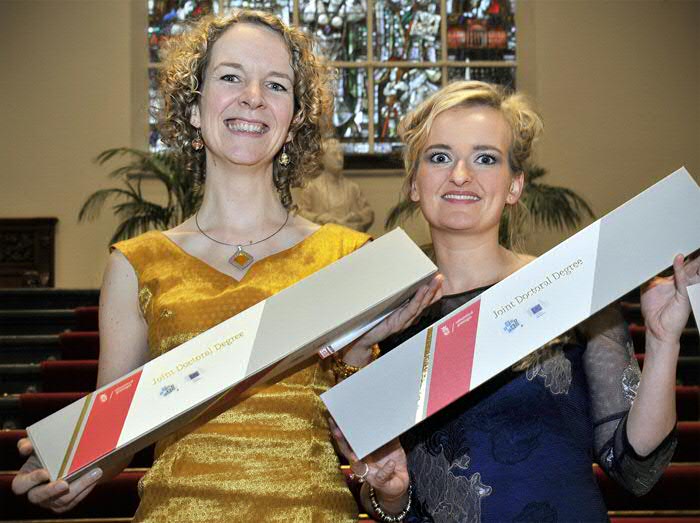 Laura Bos (links) en Rimke Groenewold Foto: Elmer Spaargaren