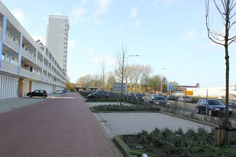 Groenvoorziening in de Groningse wijk De Hoogte.