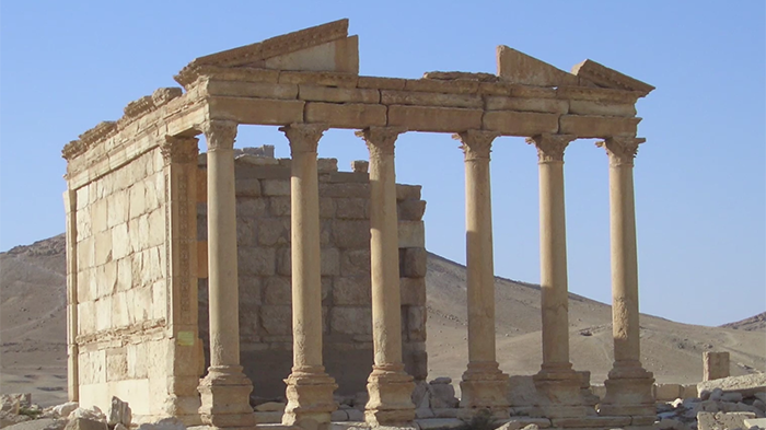 Virtual tour of cultural heritage site Palmyra  