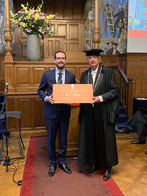 Dr. Michael Lerch, awarded with the Wierenga-Rengerink Prize