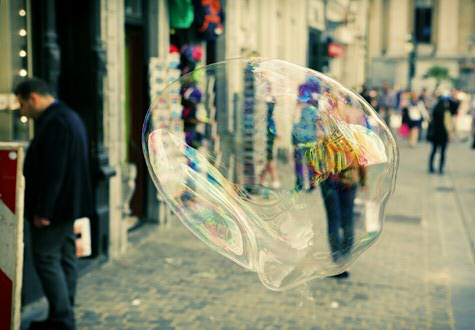 The filter bubble: a personalized bubble for each of us, containing news and information that fits our profile.
