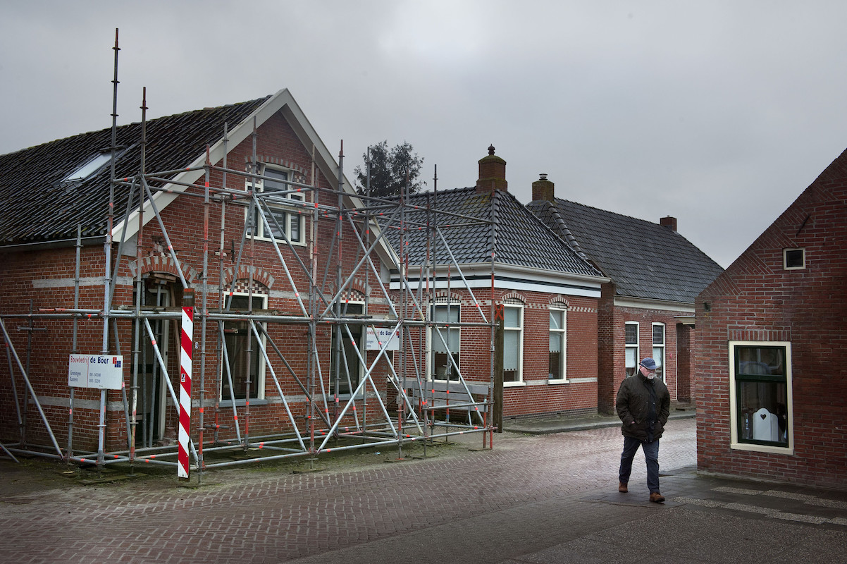 Aardbevingsschade in Stedum, Groningen. Foto: Reyer Boxem