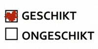 Logo van de Geschikt/Ongeschikt camapgne