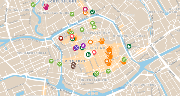 Sustainable map of Groningen