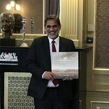 Visit by Indian ambassador H.E. Venu Rajamony