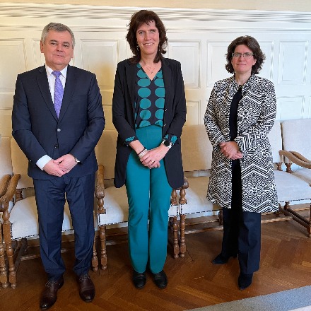 Visit by Slovak Ambassador and his Dutch counterpart