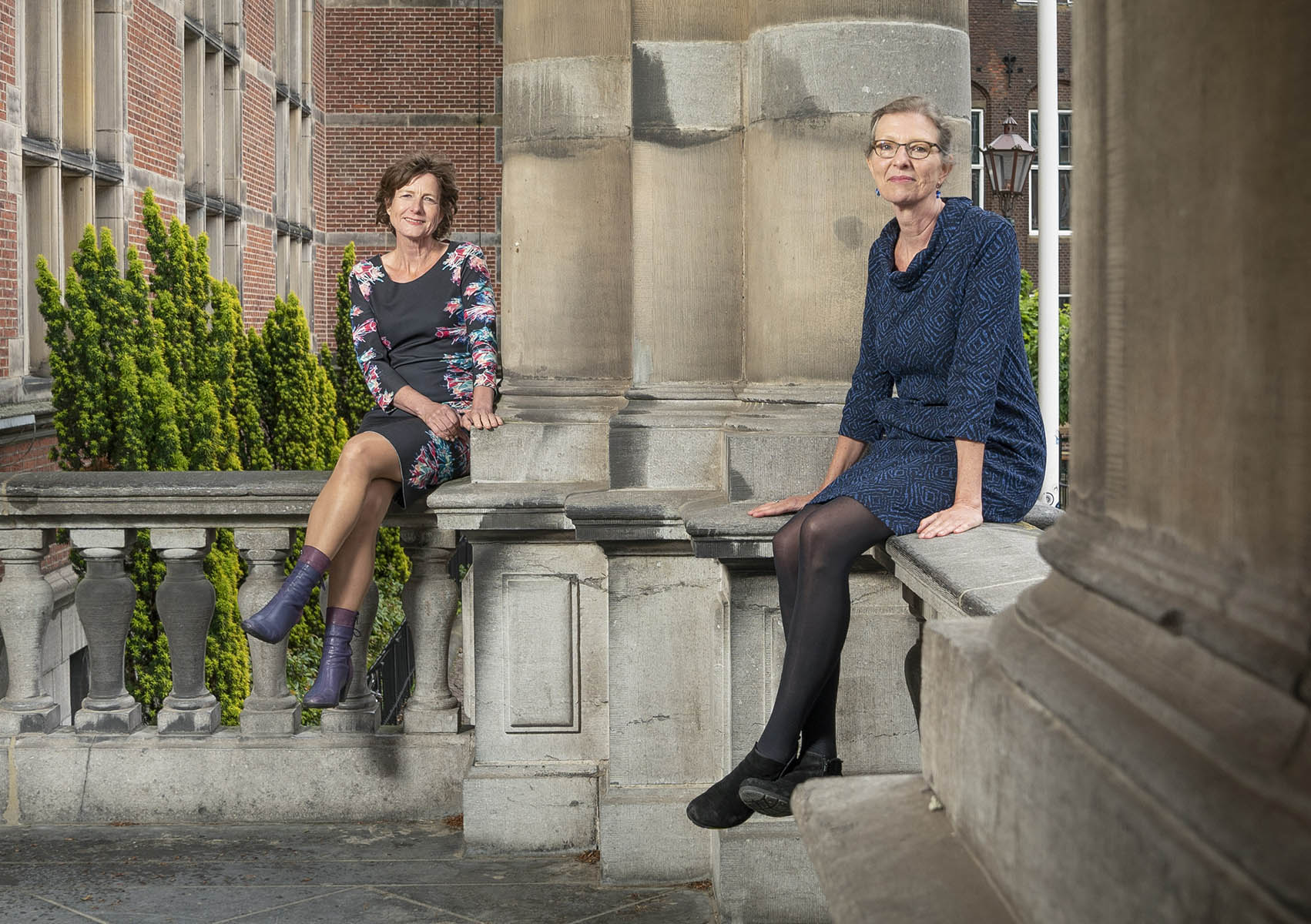 Linda Steg and Pauline Kleingeld (photo: Reyer Boxem)