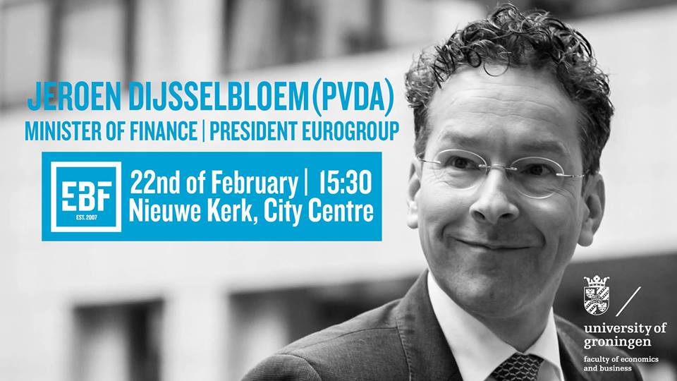 Minister of Finance Jeroen Dijsselbloem will participate in EBF's Leadership Panel