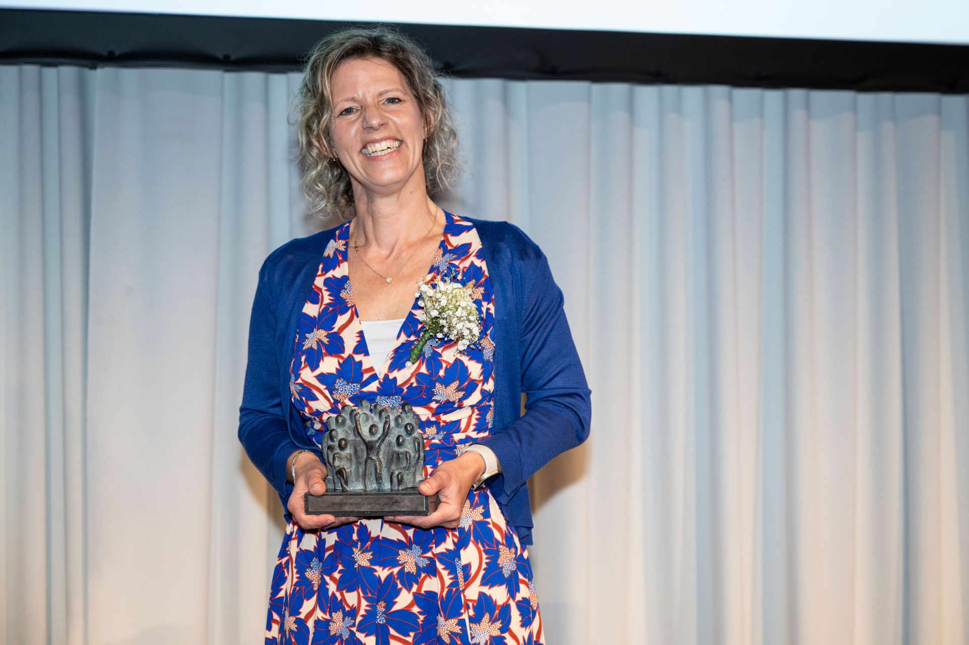 Jenny van Doorn wins D&IN Insight Scientist 2023 Award (Photo: Bart van der Putten)