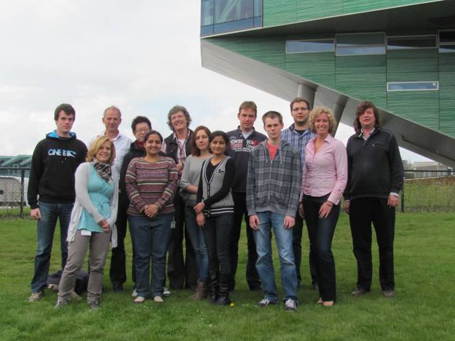 The groups of cell biochemistry and developmental genetics together at the new location