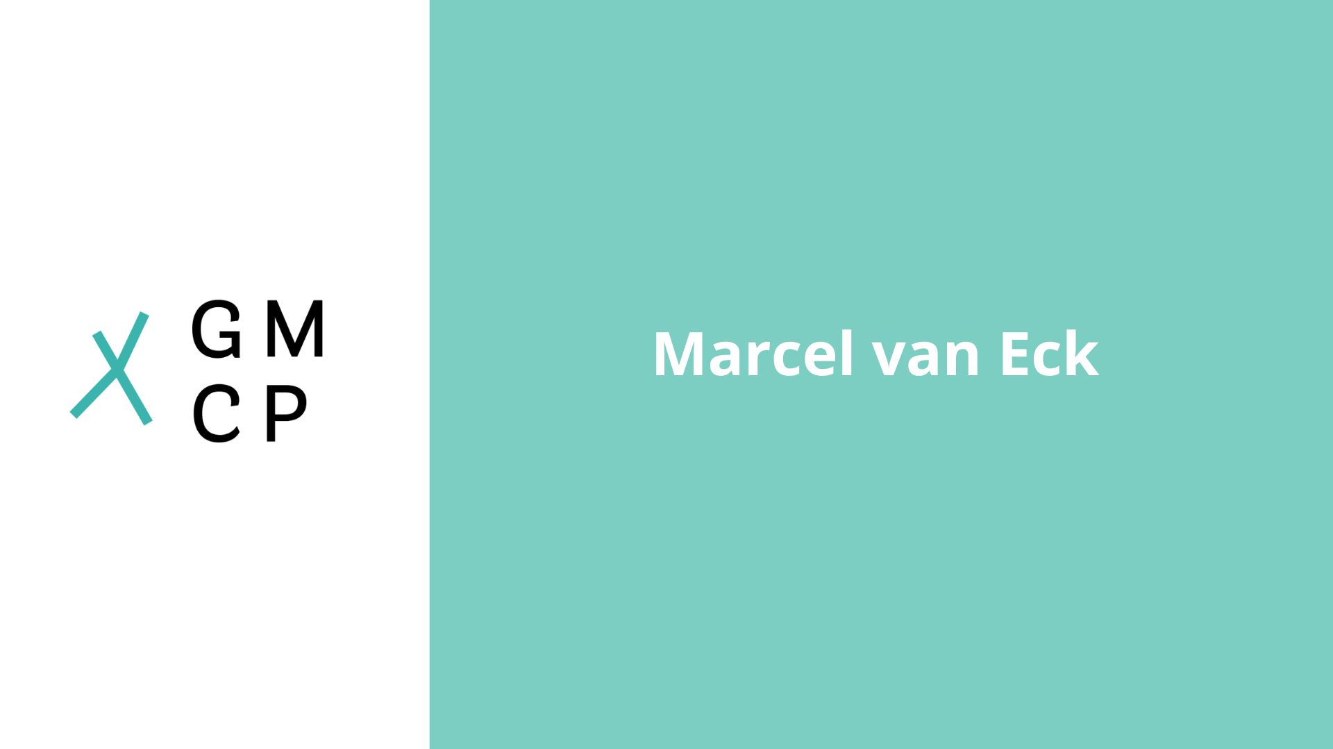Webinar Marcel van Eck