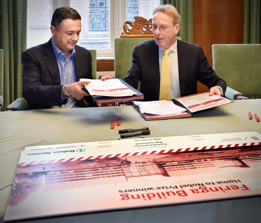 De bouwovereenkomst is ondertekend door De Jeu en DüzyolThe construction agreement has been signed by De Jeu and Düzyol