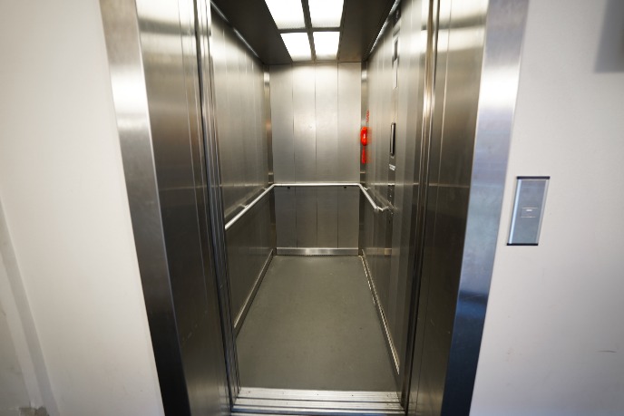 elevator in the building