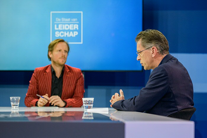 Harry Garretsen in de Talkshow De Staat van Leiderschap, editie 2021Harry Garretsen in the Talk show De State of leadership, edition 2021