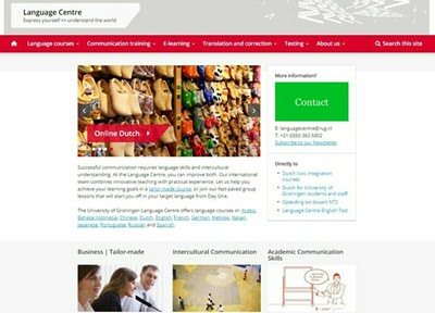 New website of the Language Centre