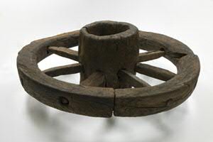 A wagon wheel from the wetlands near Groningen