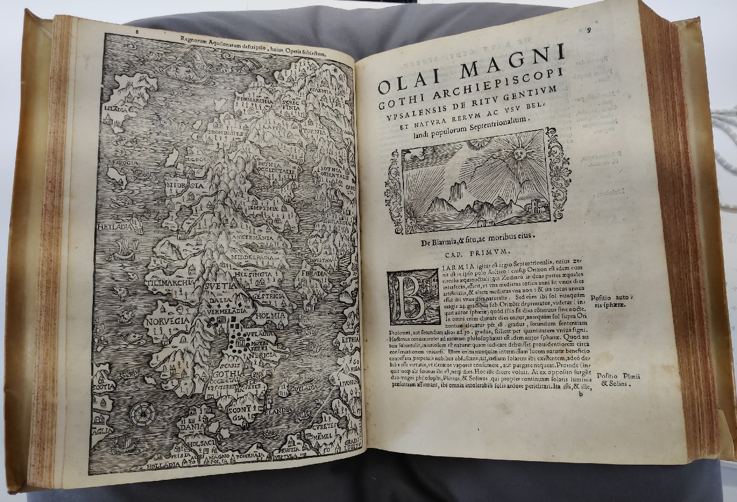 Image 3: Map included in the Historia and the opening page of Book I, Chapter I