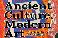 Ancient culture, modern art. Aboriginal art form Australia