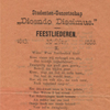 Booklet with student songs, 1888