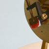 Goniometer to determine angles between crystal faces