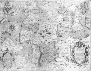 Kaart van Oost-Friesland door Ubbo Emmius, 1616. Klik op de kaart voor een vergroting
