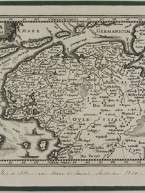 Old map of Frisia (left) and Groningen (right)