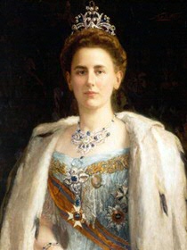 HRH Wilhelmina of the Netherlands in 1898