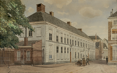 Algemeen Provinciaal en Academisch Ziekenhuis aan de Munnekeholm, circa 1903 door B. Bueninck