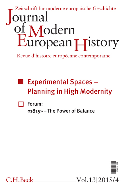 Experimental Spaces Planning in High Modernity