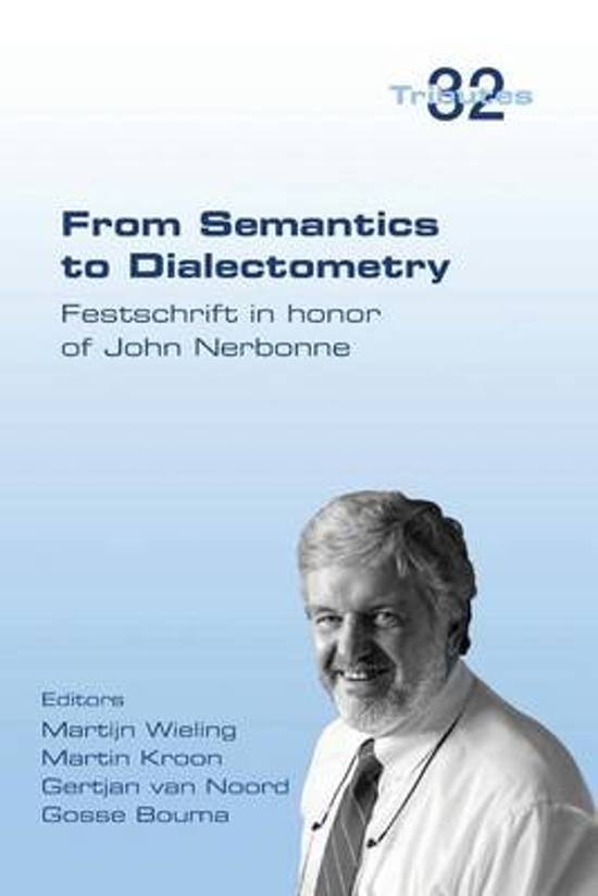 From Semantics to Dialectometry