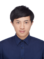 a profile photo of Wenjian Li, a young man asian type of face in a blue shirt