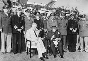 FDR at Casablanca Conference 1943