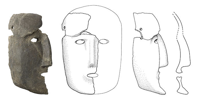 The Mask of Middelstum (Groningen) c. 500 BC.