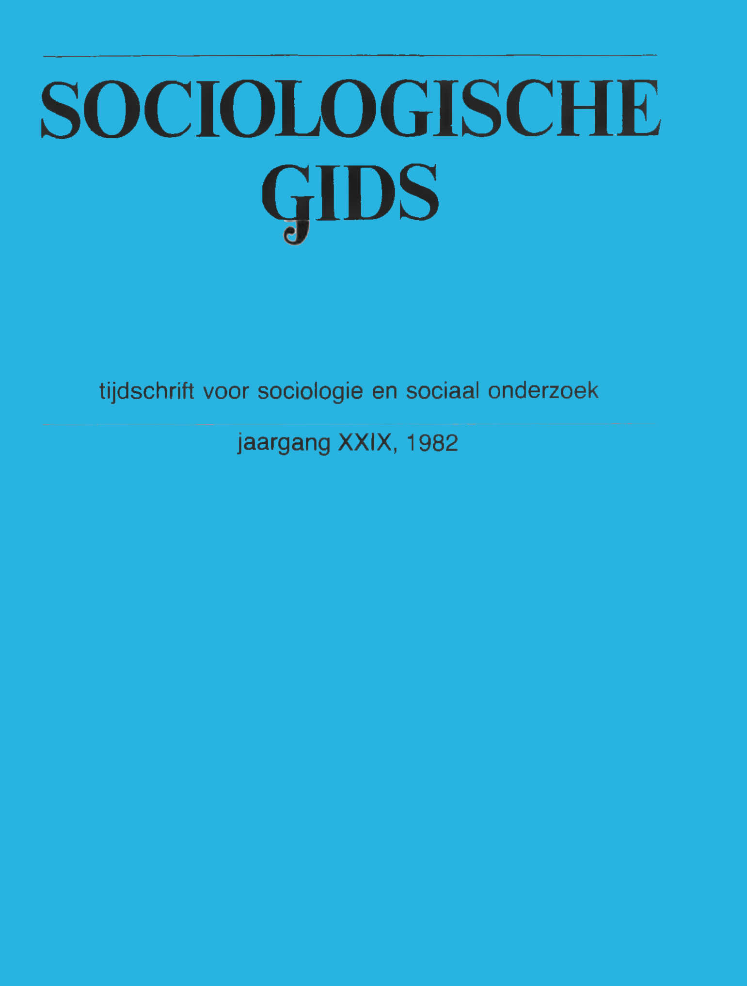 Sociologische Gids Sociologische Gids 