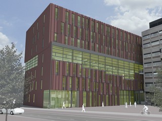 Het nieuwe Eriba gebouw (tekening van architekt)