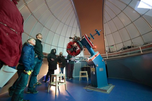In de observatiekoepel | Foto Blaauw SterrenwachtObservation dome | Photo Blaauw Observatory
