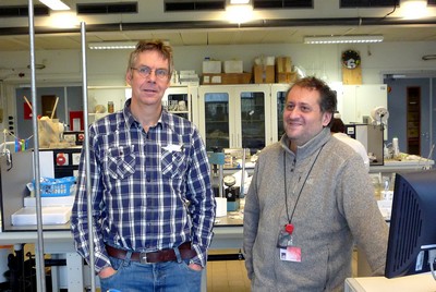 Van Duin (links) en Picchioni | Foto Science LinX