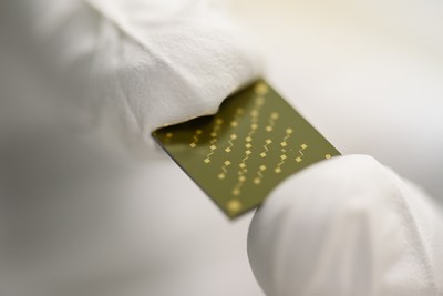 Drager met transistoren van nanobuisjes | Foto Sylvia Germes
