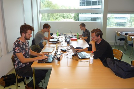 Het kantoor van het iGEM team | Foto Science LinX