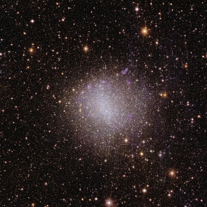 Onregelmatig sterrenstelsel NGC 6822 (Het Barnardstelsel)Irregular galaxy NGC 6822