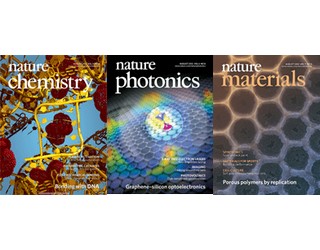 Covers of three Nature journals