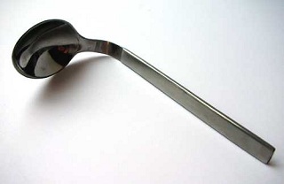 Spoon with a bend
