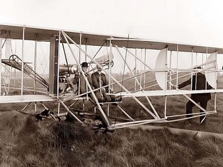 A plane made by the Writght brothers