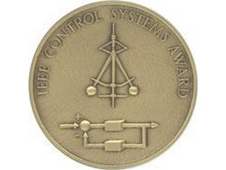 De penning die hoort bij de IEEE Control and Systems Award