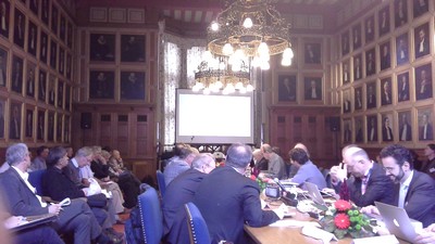 Participants in the conference, Senate Room, University of Groningen