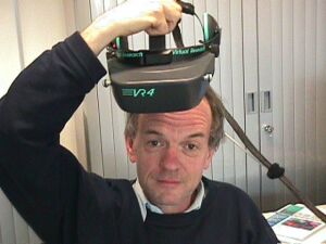 wearing a head mounted display