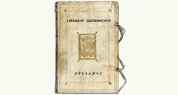 Syllabus Librorum Academicorum