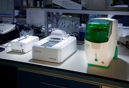 Nanodrop and Bio-Rad Experion